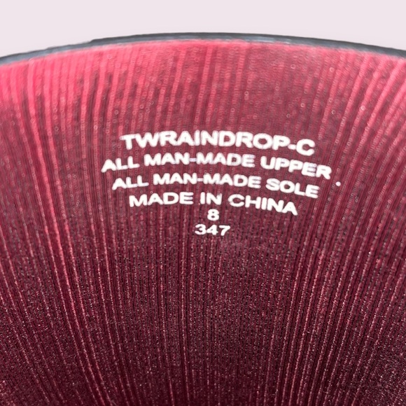 Tommy Hilfiger Rain Boots Tall Rubber Garden Textured Boots NWOT Size Wo… - Picture 7 of 7